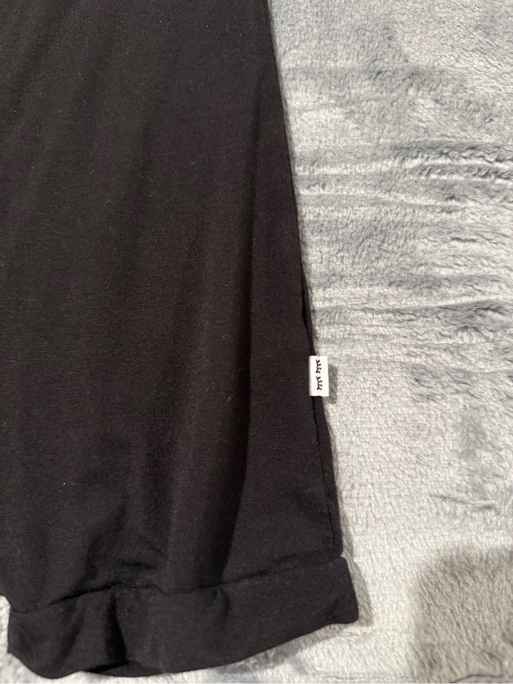 Little Sleepies bamboo Black Short-Sleeve Zip Romper - Picture 2 of 4